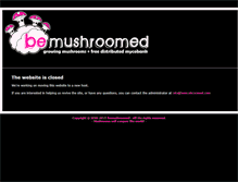 Tablet Screenshot of bemushroomed.com